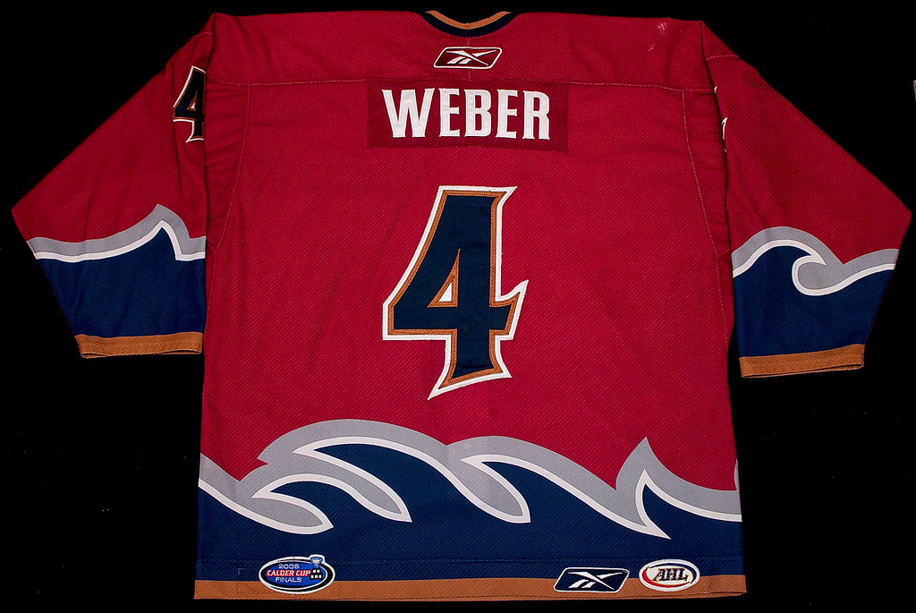 Shea Weber - Milwaukee Admirals Game Used Jersey