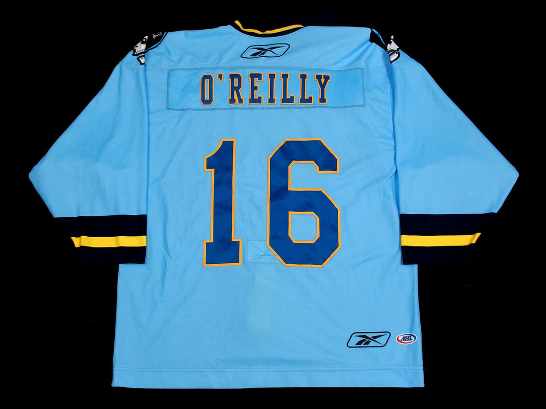 Cal O'Reilly Milwaukee Admirals Brewers Game Used Jersey