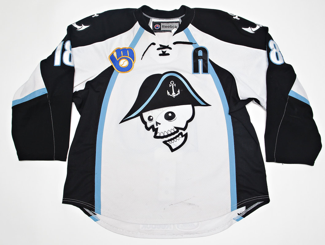 Milwaukee Admirals AHL black hockey jersey CCM - Adult size XL