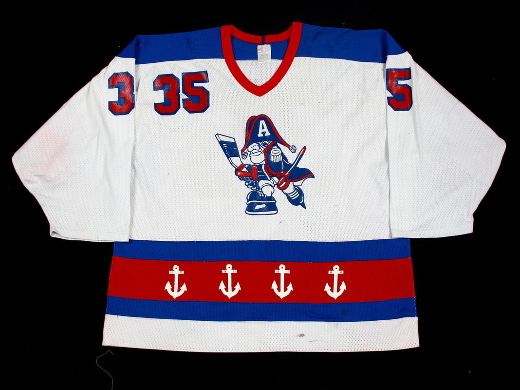 game worn milwaukee admirals jersey