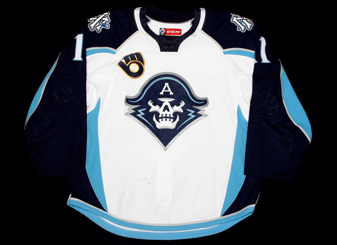 Lot Detail - Milwaukee Admirals Game Worn AHL Hockey Jersey w
