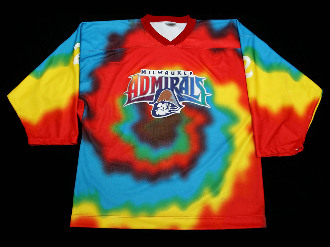 2000/01 Milwaukee Admirals Tie-Dye Jersey