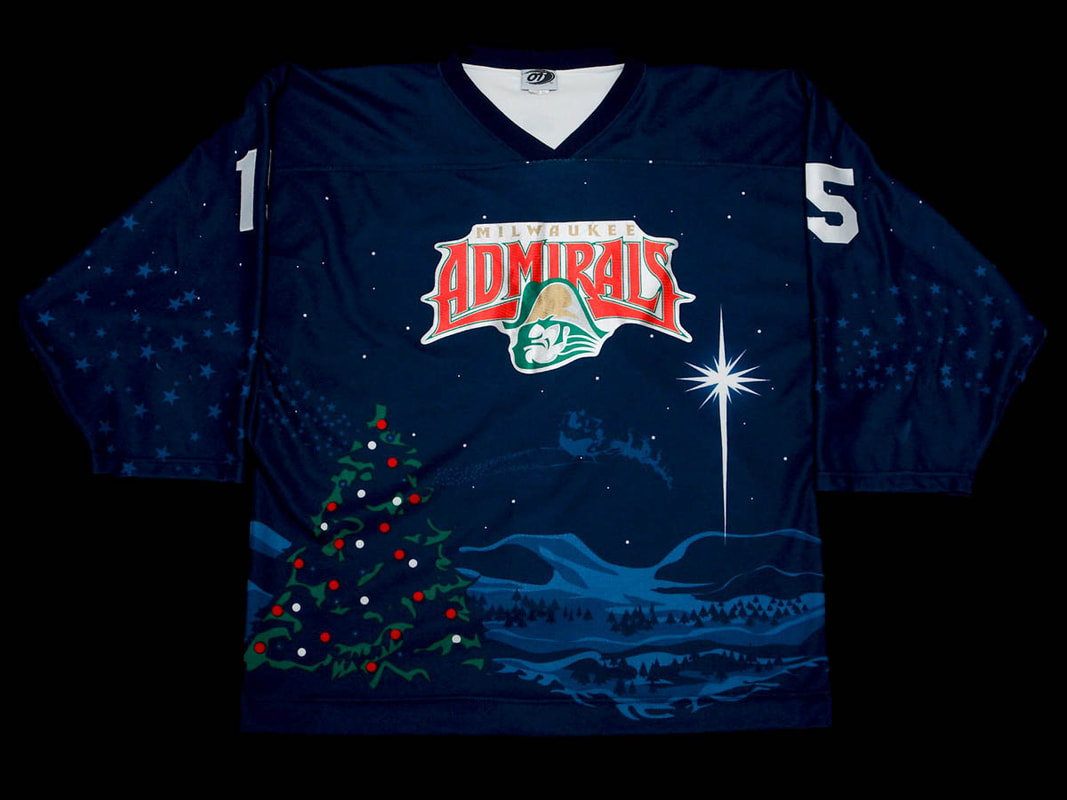 2002/03 Milwaukee Admirals Christmas Jersey
